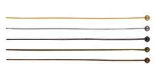 Штифт с шариком DC-107/10 50 мм 10 шт №03 под черный никель