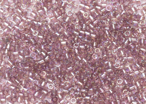 Бисер Япония MIYUKI Delica цилиндр 10/0 5 г DBM-0173 сирень прозрачный радужный