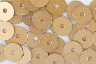 Пайетки " Zlatka" россыпью ZF- 26 6 мм 10 г №012 бл. золотой