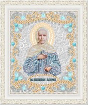 "Св. Матрона Московская" Рисунок на ткани