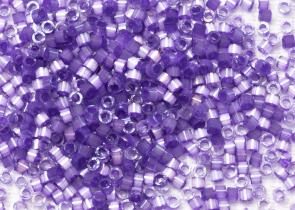 Бисер Япония MIYUKI Delica цилиндрический 11/0 5г DB-1810 окрашенный шелковый атлас цвета фиолетового цвета