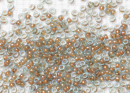 Бисер Япония MIYUKI Seed Beads 15/0 5г 0351 аква блестящий персиковая линия внутри