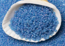 Бисер Япония MIYUKI Seed Beads 15/0 5г 0149FR капри блю прозрачный радужный матовый